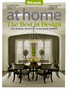 Andy Hahn art in St. Louis At Home magazine cover