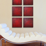 Modern art abstract multi panels by Andy Hahn